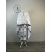 White-gold greek vestment - Priest liturgical vestment set - Phelon, stole, cuff