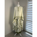 Greek vestment with machine embroidery - Priest vestment - Greek phelonion