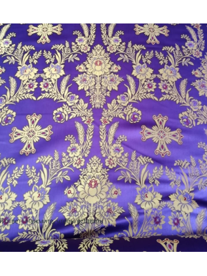 Nonmetallic Brocade with floral pattern - Church Brocade - Liturgical Brocade Nonmetallic Brocade with floral pattern - Church Brocade - Liturgical Brocade