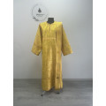 Brocade vestment for deacon - Stichar and orar in yellow-gold silk brocade