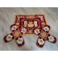 Embroidered orthodox chalice covers set of aer and 2 vup veils