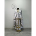 Orthodox priest liturgical vestment in Greek brocade