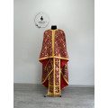 Greek style priest vestment set with phelon