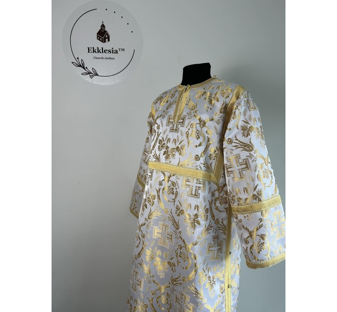 Orthodox sticharion - Church stikhar - Altar Server Reader Robe in brocade