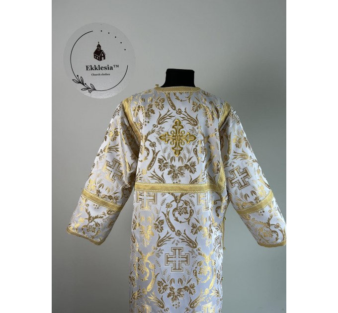 Orthodox sticharion - Church stikhar - Altar Server Reader Robe in brocade