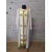 White Bishop's Vestments with green trims - Vestments for Bishop - Archbishop vestments