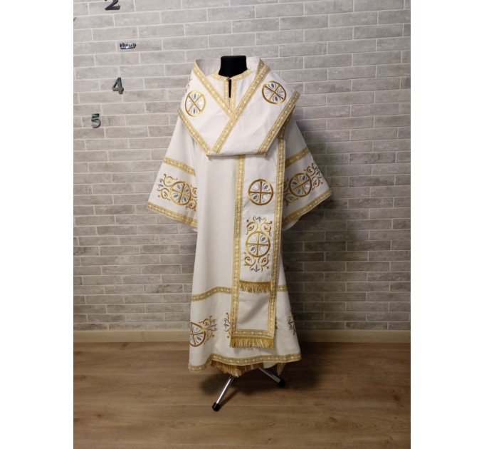 Embroidered Bishop's Vestments - Vestments for Bishop - Archbishop vestments