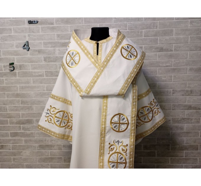 Embroidered Bishop's Vestments - Vestments for Bishop - Archbishop vestments