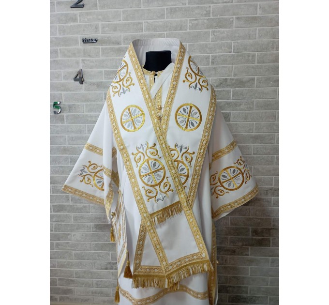 Embroidered Bishop's Vestments - Vestments for Bishop - Archbishop vestments