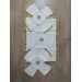 White Bishop's Vestments with green trims - Vestments for Bishop - Archbishop vestments