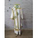 White Bishop's Vestments with green trims - Vestments for Bishop - Archbishop vestments