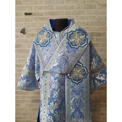 Light Blue Bishop's Vestments - Vestments for Bishop - Archbishop vestments