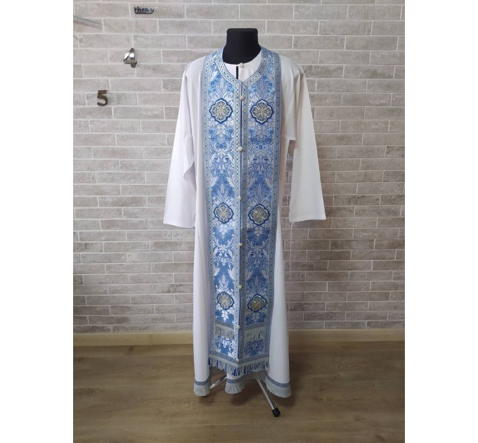 Light Blue Bishop's Vestments - Vestments for Bishop - Archbishop vestments