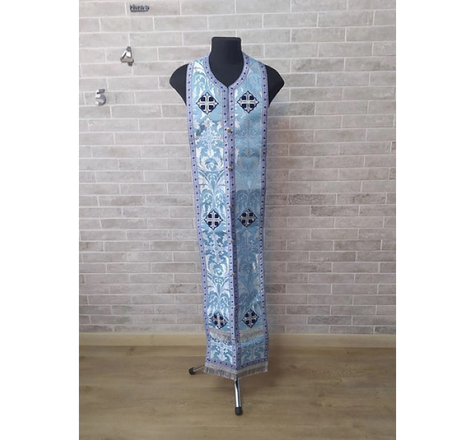 Stole and cuffs in brocade