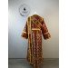 Brocade vestment for deacon - Stichar and orar in red-gold silk brocade