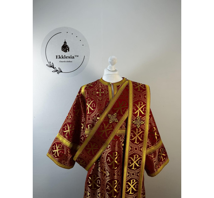 Deacon's sticharion - Orthodox Vestment - Deacon's set of vestments - Stikharion