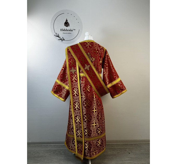 Deacon's sticharion - Orthodox Vestment - Deacon's set of vestments - Stikharion