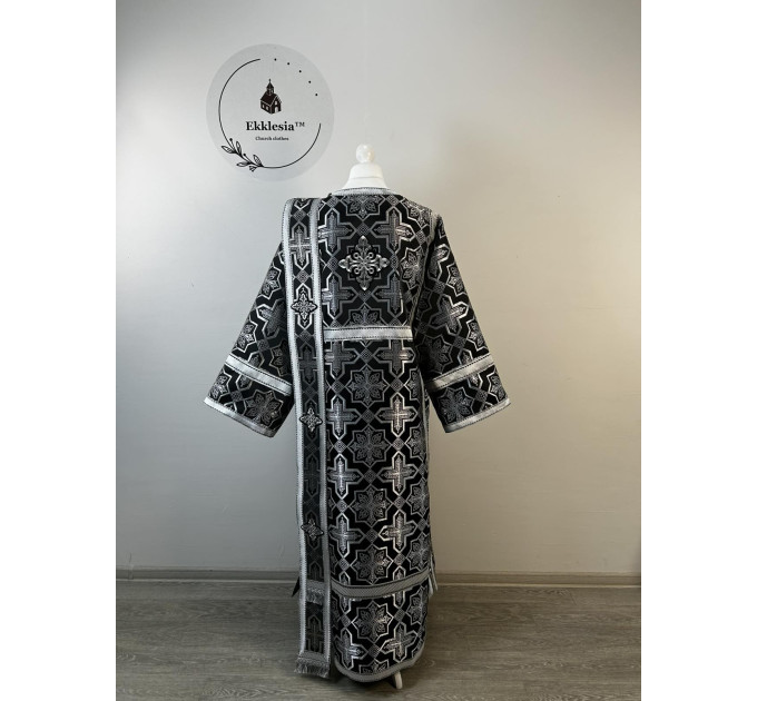 Deacon's vestment set - Sticharion and orar - Orthodox Liturgical set with cuffs