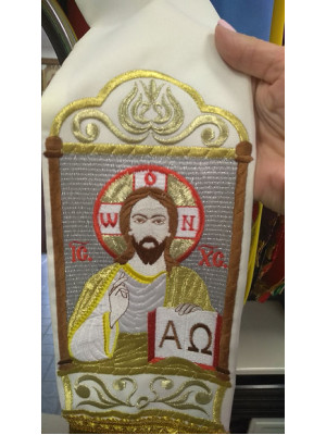 Embroidered Gospel bookmarks - Embroidered bookmarks for the Gospel - Bookmark