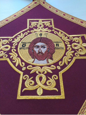 Embroidered Palitsa - Embroidered Epigonation - Orthodox gift idea for priest