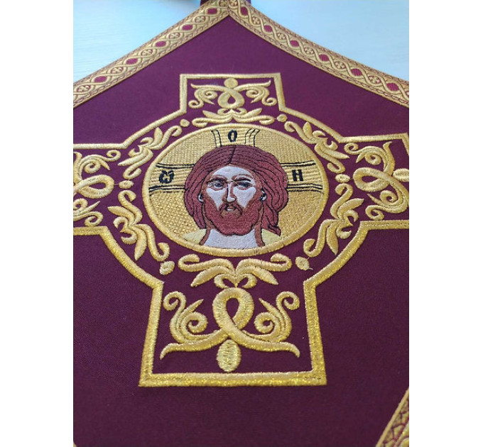 Embroidered Palitsa - Embroidered Epigonation - Orthodox gift idea for priest