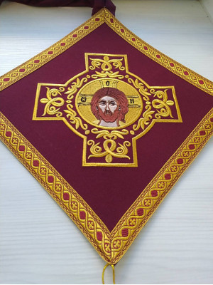 Embroidered Palitsa - Embroidered Epigonation - Orthodox gift idea for priest