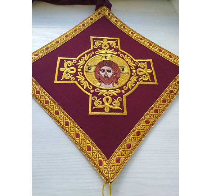 Embroidered Palitsa - Embroidered Epigonation - Orthodox gift idea for priest