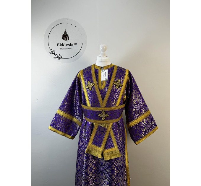 Green subdeacon's vestment - Orthodox Vestment for subdeacon - sticharion