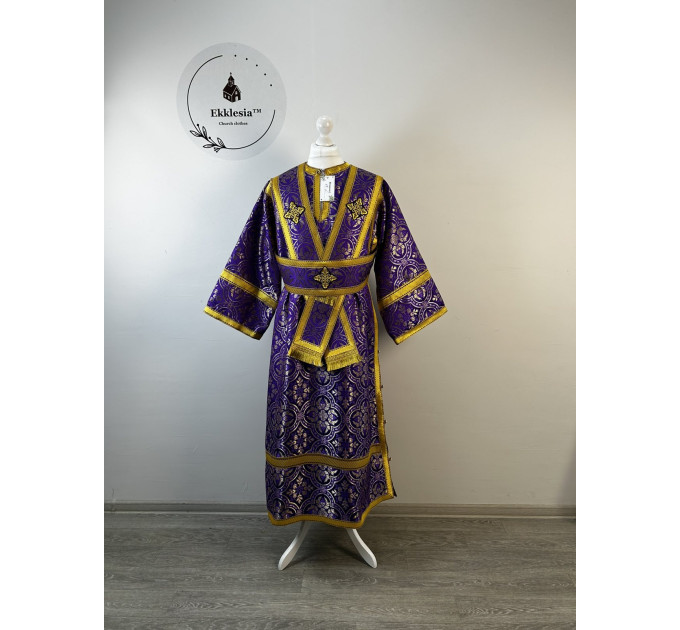 Green subdeacon's vestment - Orthodox Vestment for subdeacon - sticharion