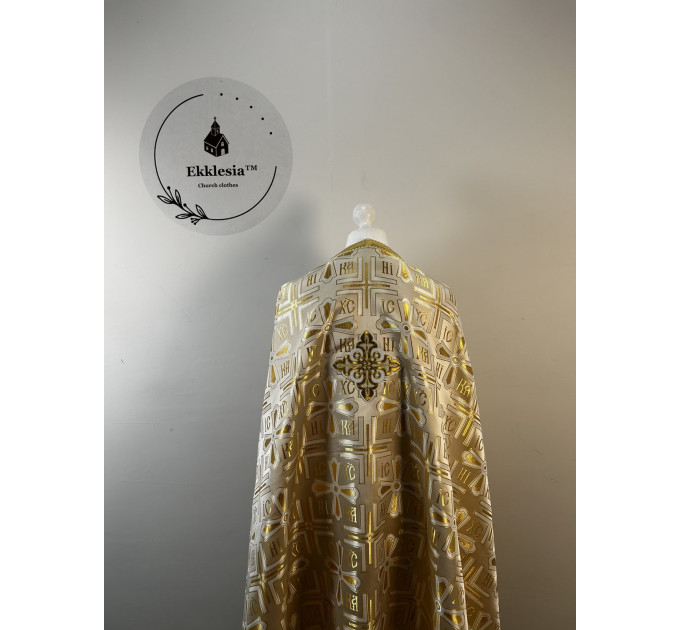 NIKA priest vestment in Greek style - Orthodox vestment set - Liturgical phelon