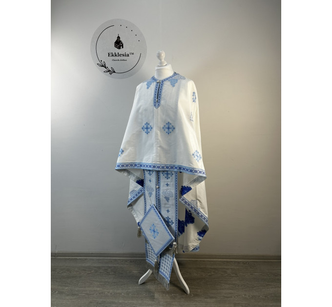 Greek vestment set for priest - Liturgical priest vestmet set