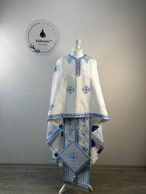 Greek vestment set for priest - Liturgical priest vestmet set