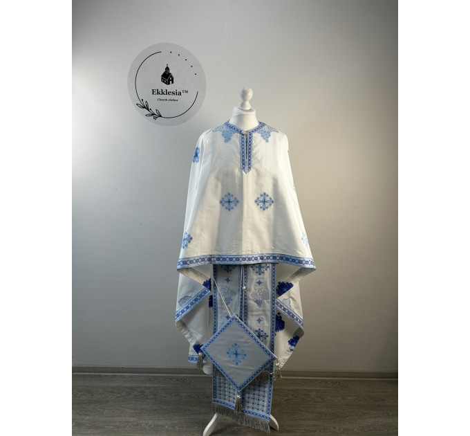 Greek vestment set for priest - Liturgical priest vestmet set