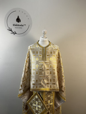 NIKA priest vestment in Greek style - Orthodox vestment set - Liturgical phelon
