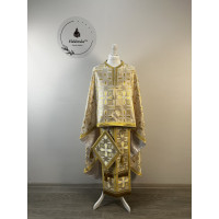 NIKA priest vestment in Greek style - Orthodox vestment set - Liturgical phelon