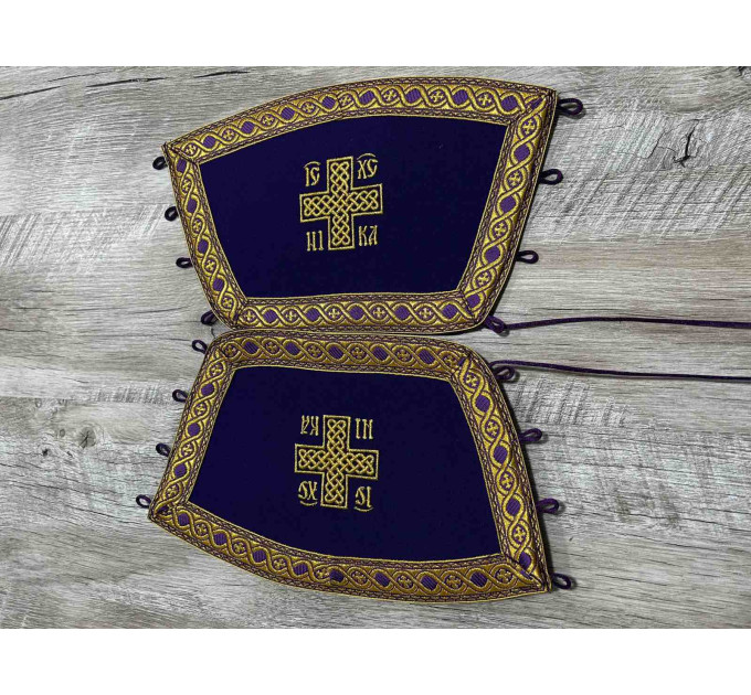Set for protodeacon or deacon - Embroidered alb - Orthodox sticharion, orar