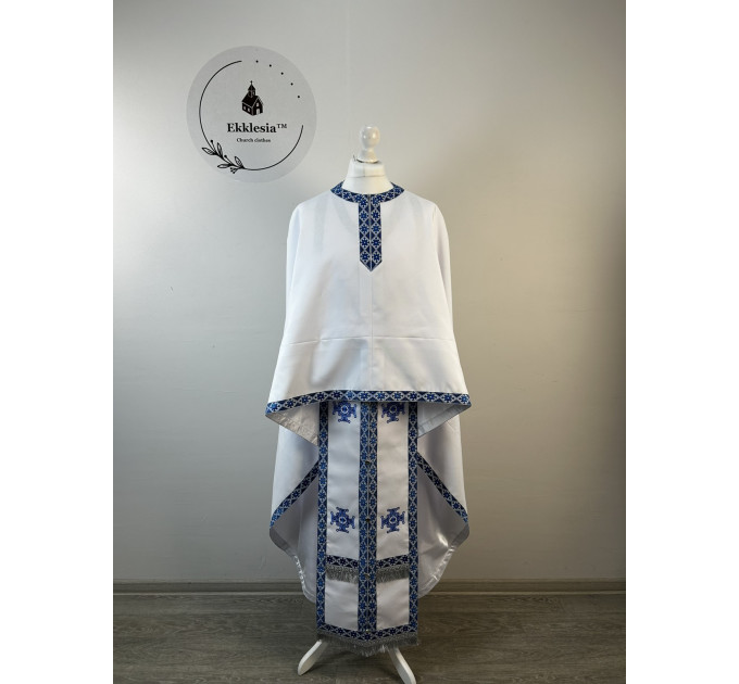 Vyshyvanka vestment set - Liturgical vestment set for priest with the embroidery
