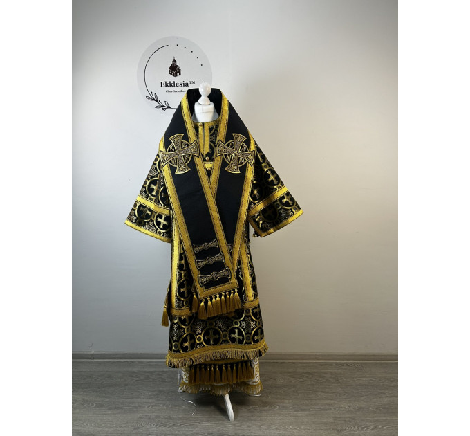 Combined Bishop's silk Vestments - Vestment set for Bishop - Archbishop's set