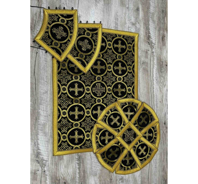 Combined Bishop's silk Vestments - Vestment set for Bishop - Archbishop's set