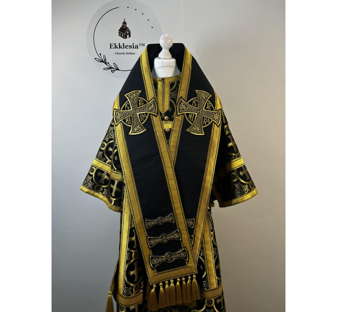 Combined Bishop's silk Vestments - Vestment set for Bishop - Archbishop's set