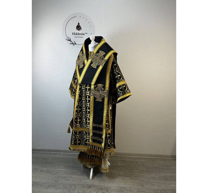 Combined Bishop's silk Vestments - Vestment set for Bishop - Archbishop's set