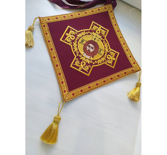 Embroidered Palitsa - Embroidered Epigonation - Orthodox gift idea for priest