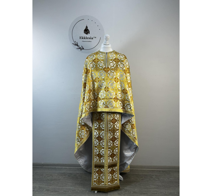 Greek style Liturgical vestment it - Priest robe - Orthodox vestments - Priest vestment