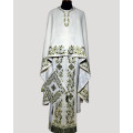 Greek vestment with machine embroidery - Priest vestment - Greek phelonion