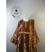 Vestment for deacon for Lent - Liturgical vestment set - Stichar, orar, cuffs