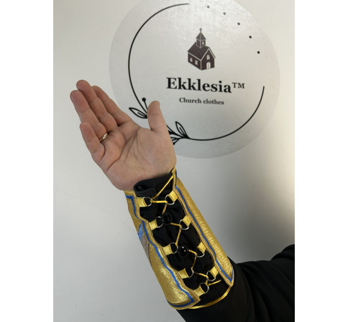 Annunciation Feast embroidered cuffs - Priest's cuffs - epimanikia