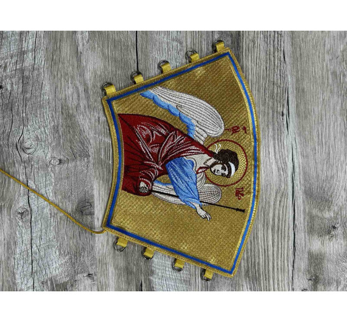 Annunciation Feast embroidered cuffs - Priest's cuffs - epimanikia