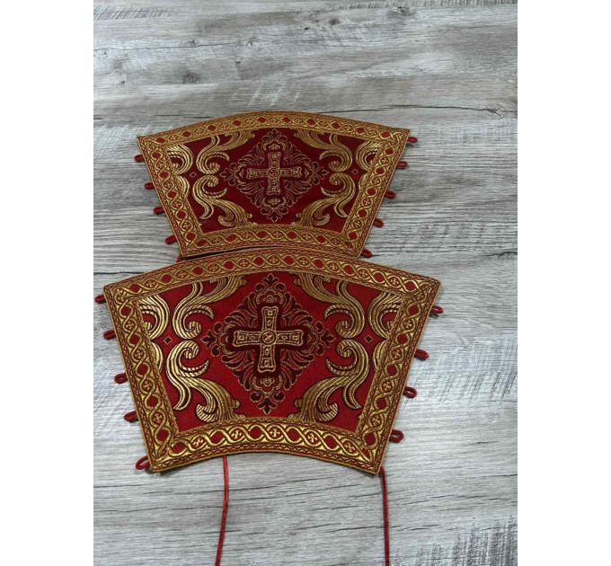 Combined Bishop's silk and brocade set - Vestment for Bishop - Archbishop's set