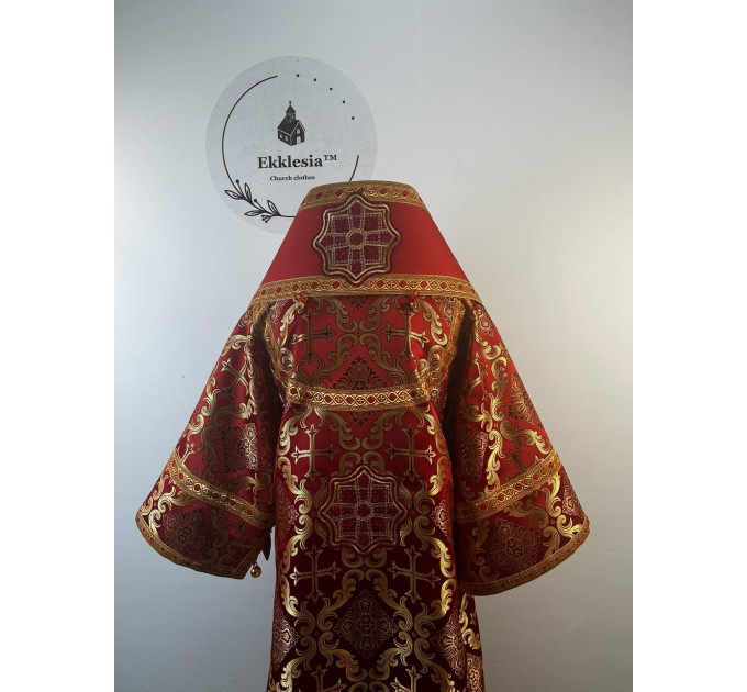 Combined Bishop's silk and brocade set - Vestment for Bishop - Archbishop's set