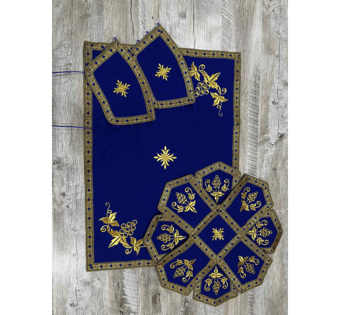 Embroidered Priest Orthodox Greek style vestment- Clergy robe suit